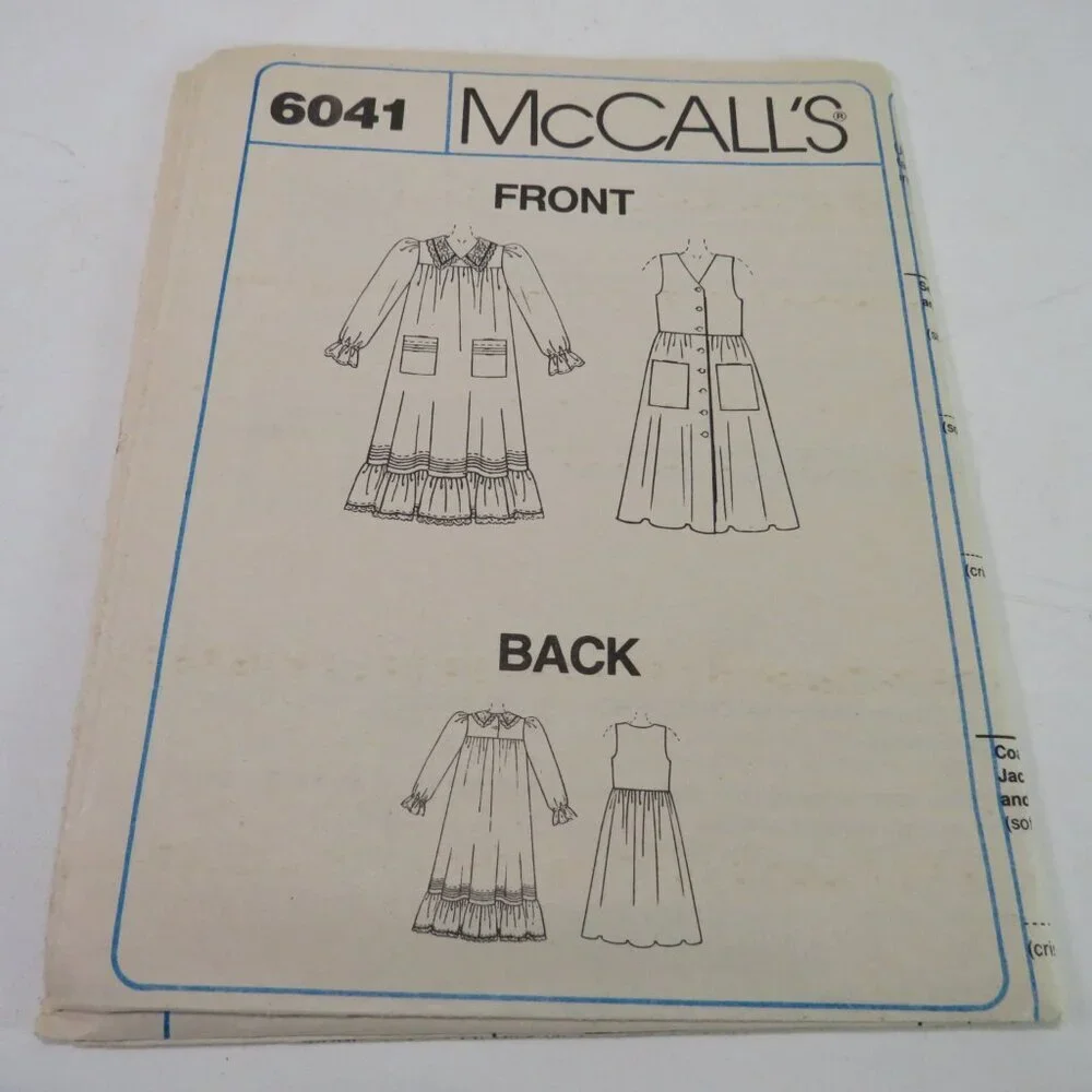 McCalls mccall 6041